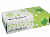 GUANTE VINILO SIS sin polvo. Caja 100 uds                                                                                                                                                                                                                 